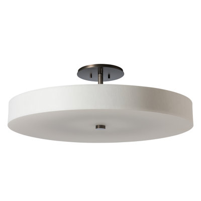 Plafonnier semi-encastré à DEL 1 lumière 23 po Disq