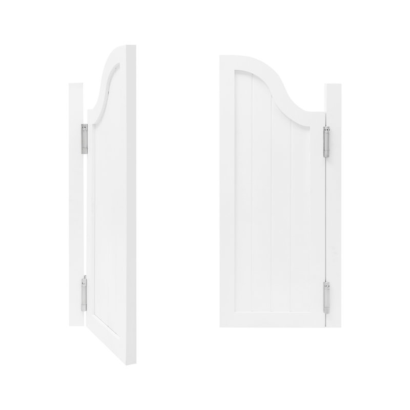 Double cloison en bois massif, 35.43" x 31.49", Couleur de bûche