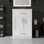 Meuble-lavabo de 24 po avec lavabo en céramique intégré et armoire de salle de bain avec tiroirs inclinés