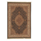 Wool Oriental Area Rug in Green