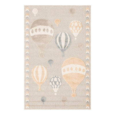 Unique Loom Balloons Whimsy Kids Rug