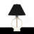 Traditional Open Circle Marble Table Lamp