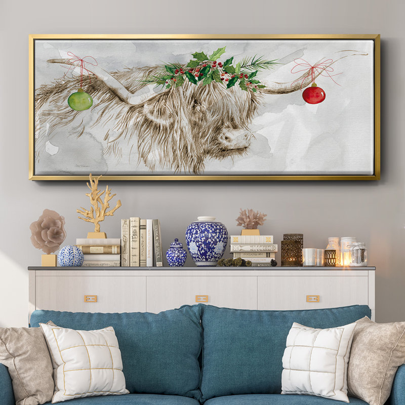 Highland Holidays- Framed Canvas