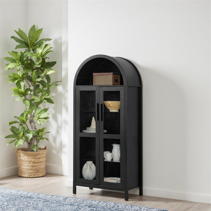 High-ceiling Storage Cabinet, Black