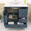 Meuble-lavabo 3 tiroirs avec lavabo en céramique et trous de robinet pré-percés-2005264795