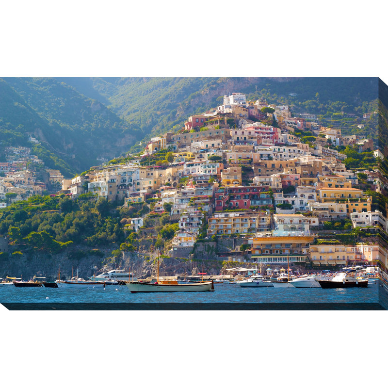 Positano, Amalfi Coast - Wrapped Canvas Print, 36" H x 60" W x 1.5" D