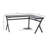 Cassey L-Shaped Metal Base Computer Desk