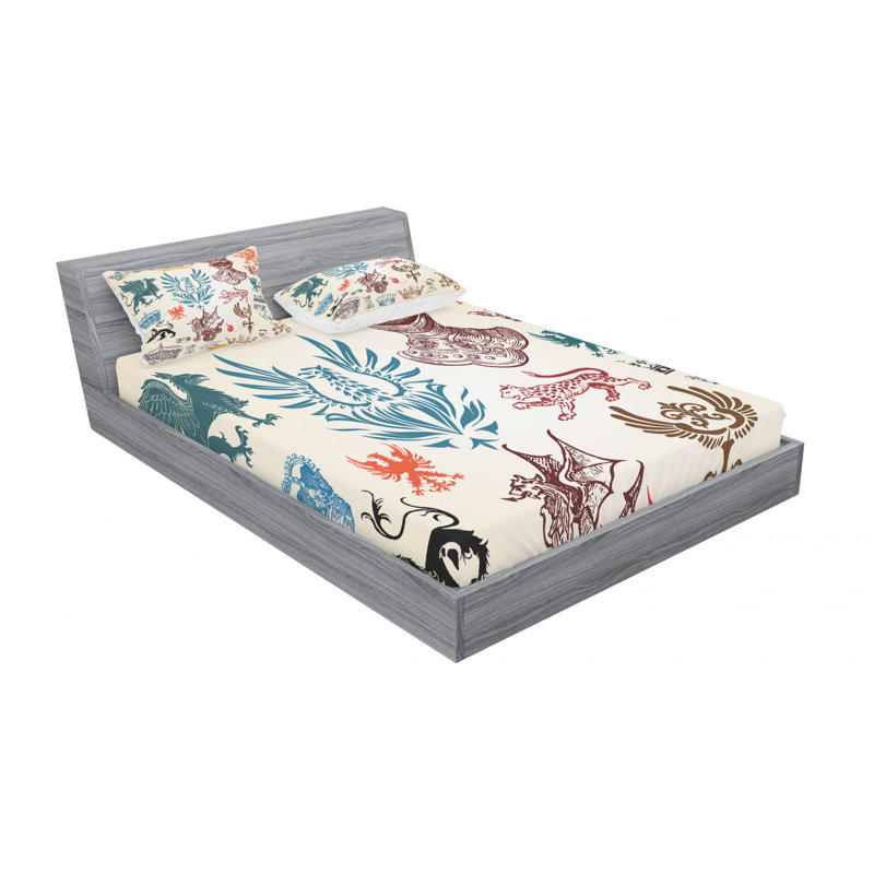 Microfiber Sheet Set, Full Sheet Set with Fitted Sheet