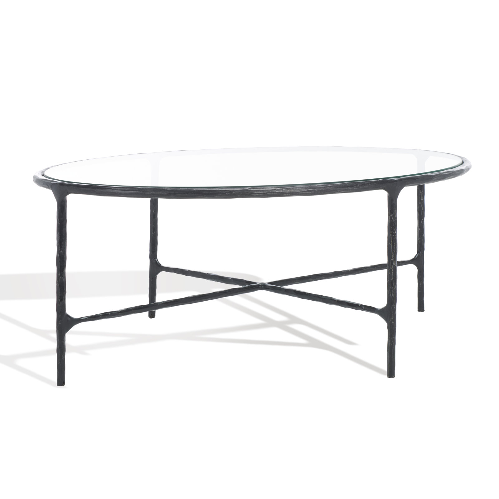 Evelynn Coffee Table, Black, Clear