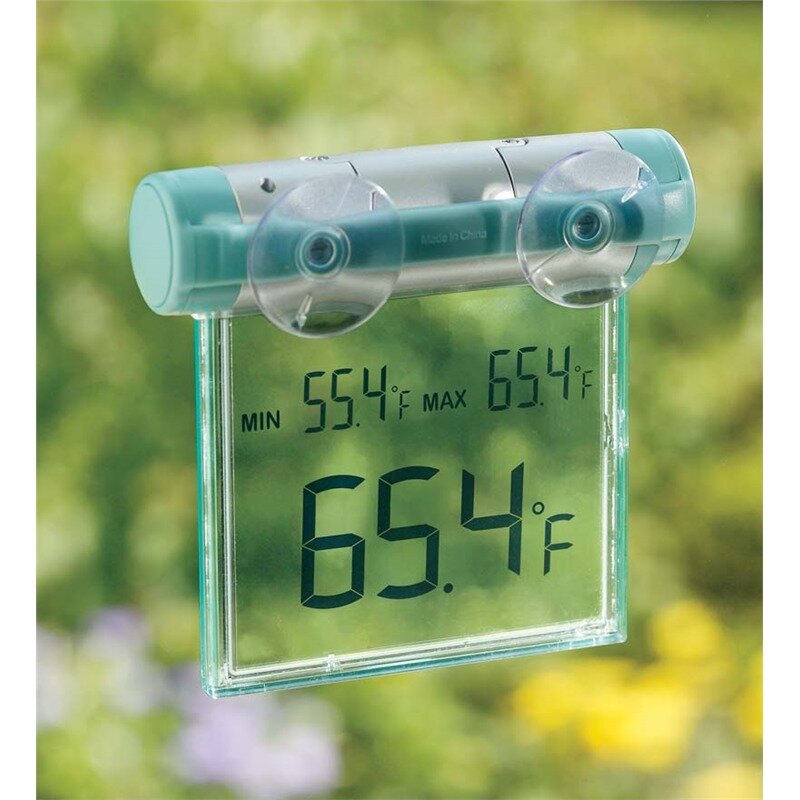 Geometric Garden Thermometer  outdoor decor, garden accessories