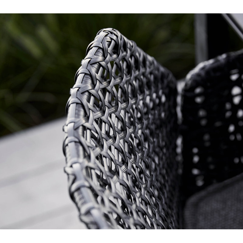 Vibe Patio Dining Armchair with Cushion, Taupe