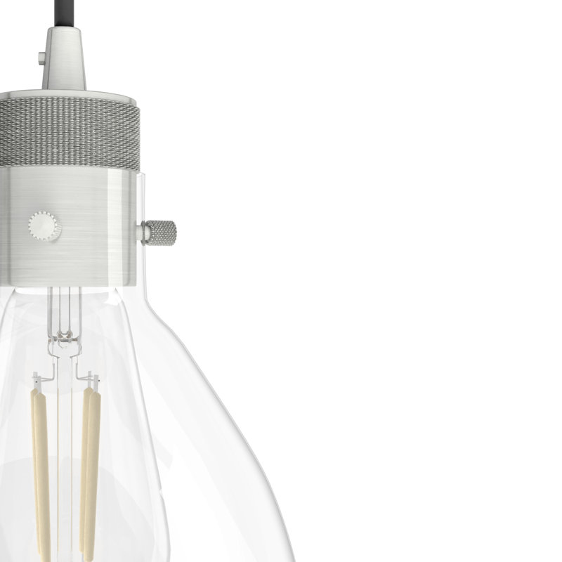 Van Nuys 3 Light Linear Cluster Pendant, Brushed Nickel