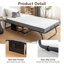 Lit pliant avec matelas, lit pliable sport avec housse de rangement-1446638129