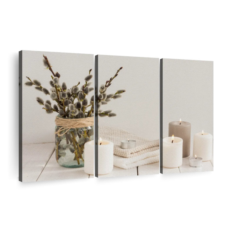 Zen " Zen Bathroom " 3 - Pieces, 28" H x 45" W x 1.25" D