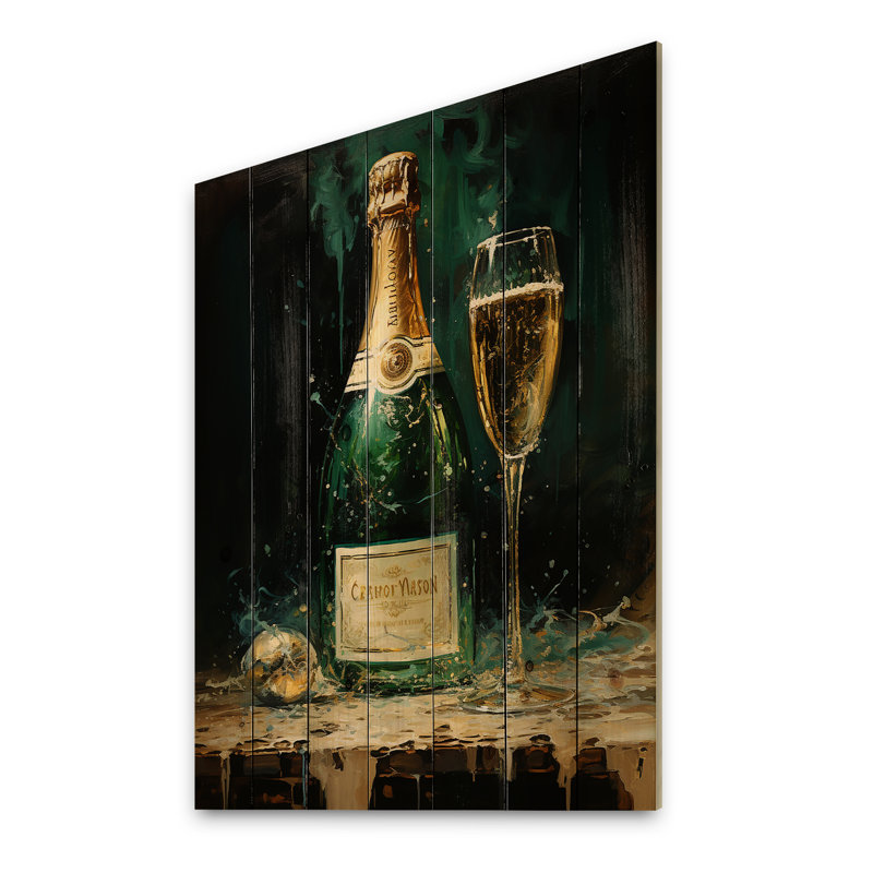 Gautreaux - Décoration murale sur bois de pin naturel, H 32 po x l 24 po