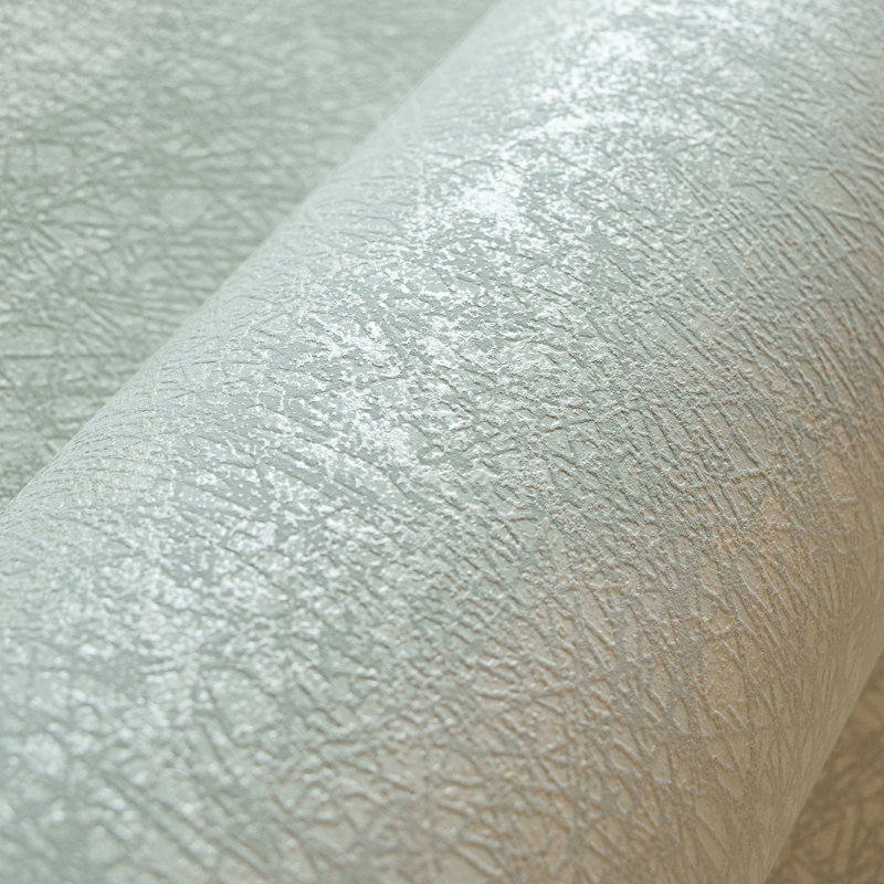 Slow Living Metallic Abstract Texture Wallpaper Roll, Frost Mint
