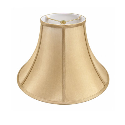 Abat-jour cloche en soie 16 po