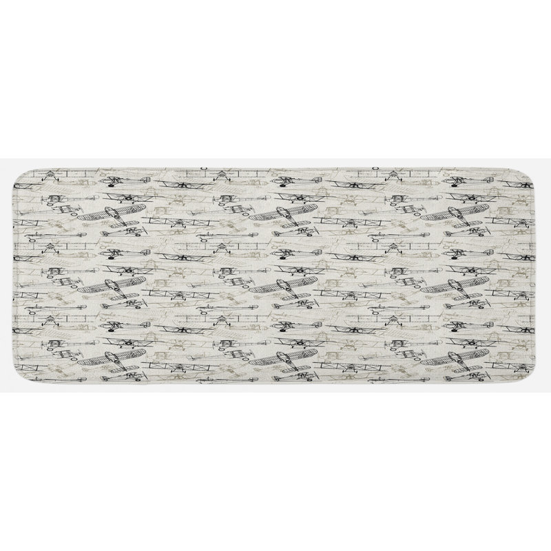 Tapis de cuisine avion