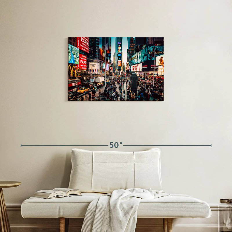 Ravi Iconic Times Square, 20" H x 30" W