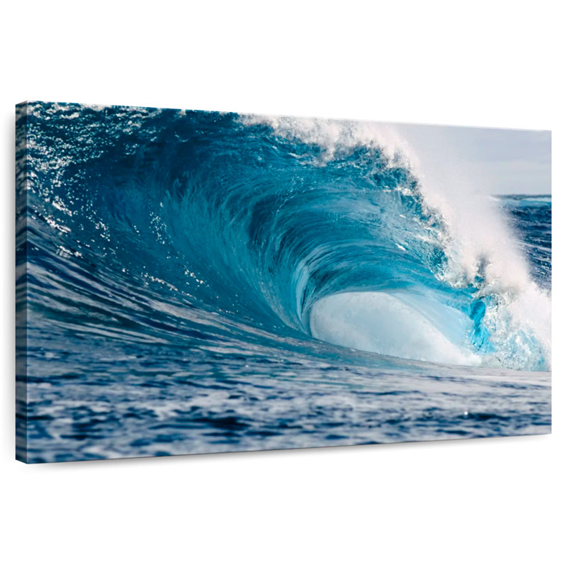 Gillard Powerful Blue Wave, 24" H x 36" W