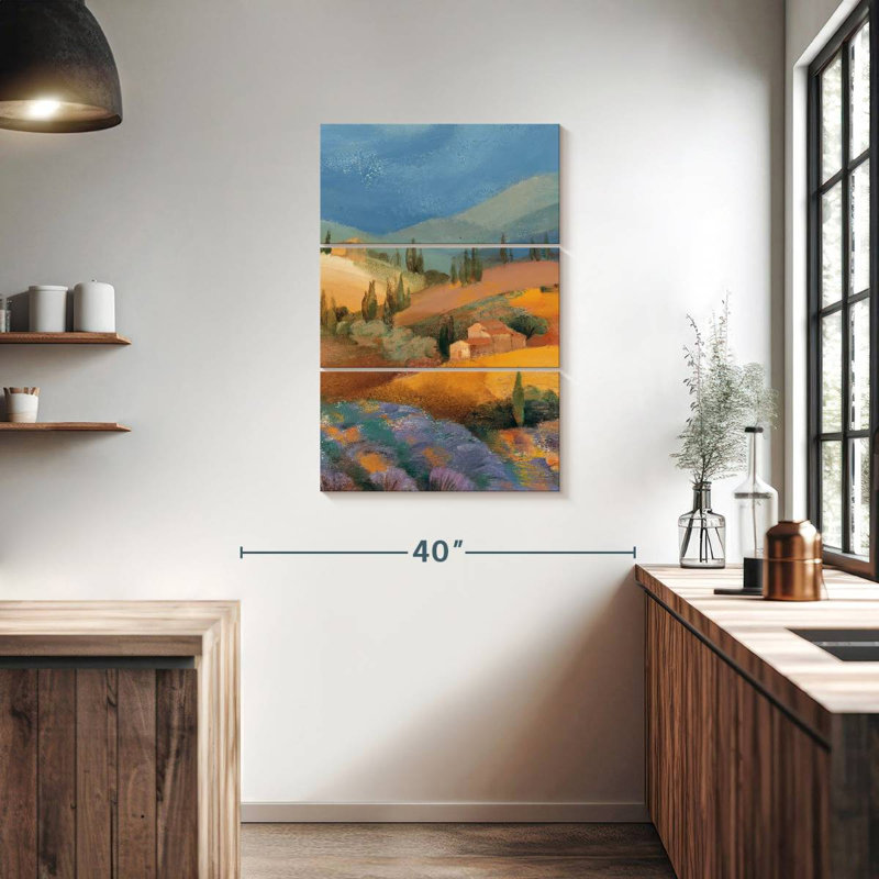 Alvord Tuscan Fields, 38" H x 24" W