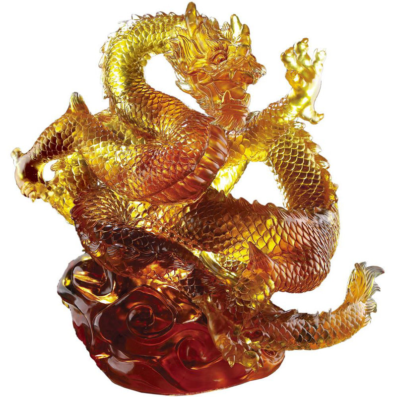 Arising from the East Handmade Glass Statue