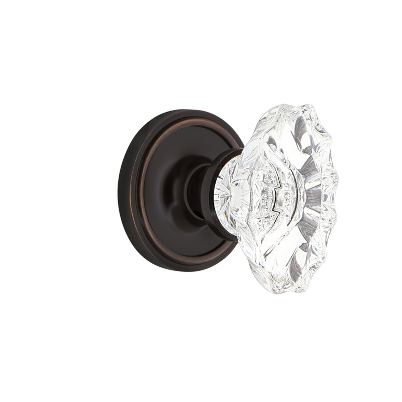 Classic Rosette with Chateau Door Knob, Timeless Bronze