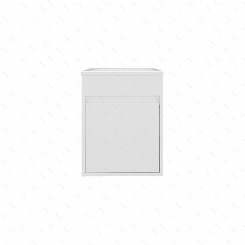Lavabo pour salle de bain Sutcliffe, blanc