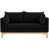 Black Linen Textured Fabric
