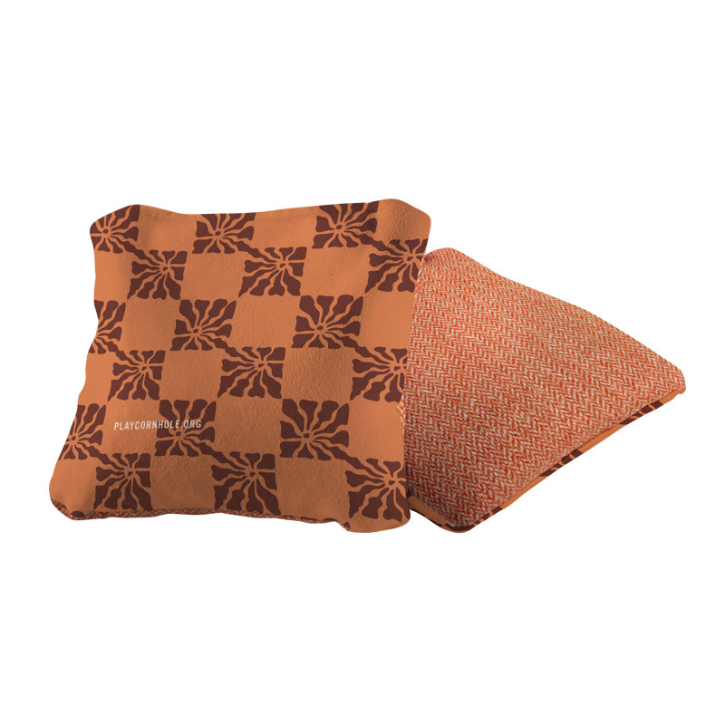 Checkered Boho Beach Synergy Soft Cornhole Bags