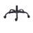 Black Faux Leather Office Chair With Metal Composite And Efficient Operation Style Modern In Adjustable Lift
