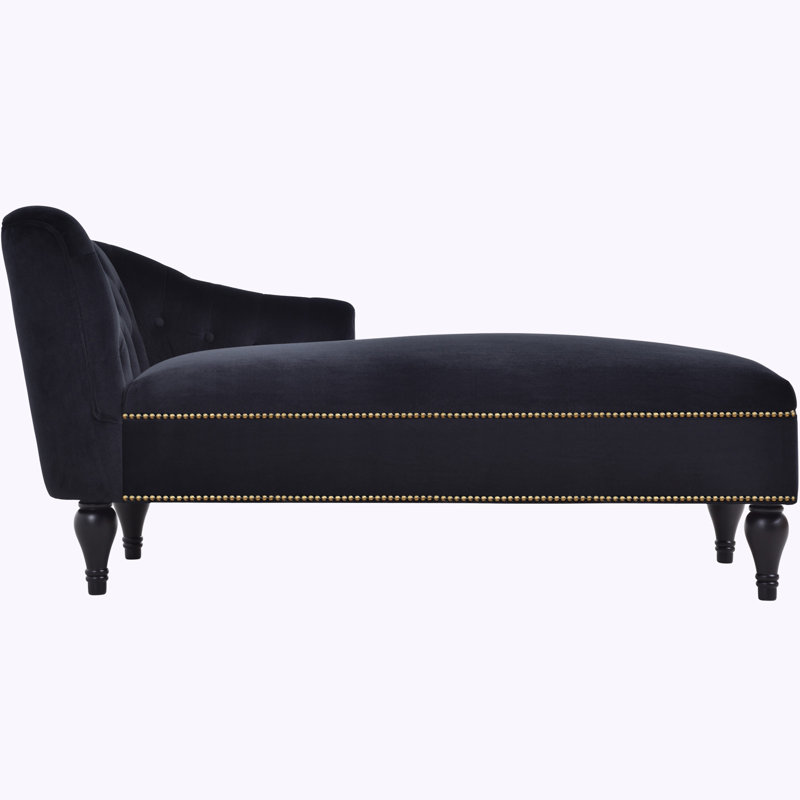 Judiah Velvet Upholstered Bench, Black