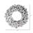Artificial Flocked Snow Ridge Wreath-1484120785