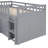 Low L-shaped Bunk Bed With Storage-1106835014