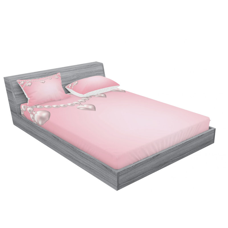 Microfiber Sheet Set, Queen Sheet Set with Fitted Sheet