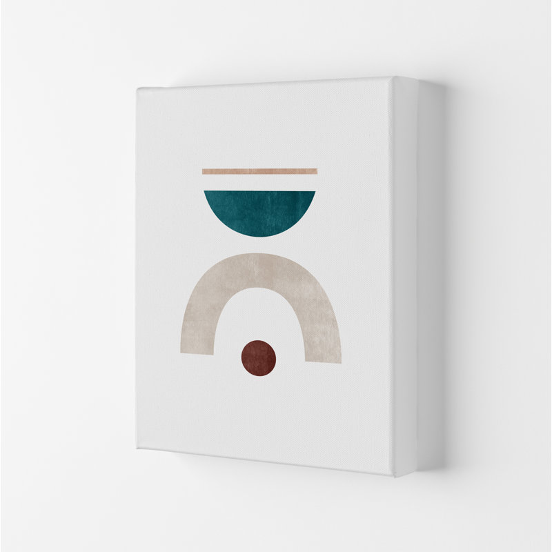 Abstract Geometric No 3 1 Piece Wall Art, 59.4cm H x 42cm W x 4cm D, No Framed