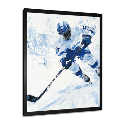 Hockey Player On The Rink VI - Sport Hockey Wall Art
