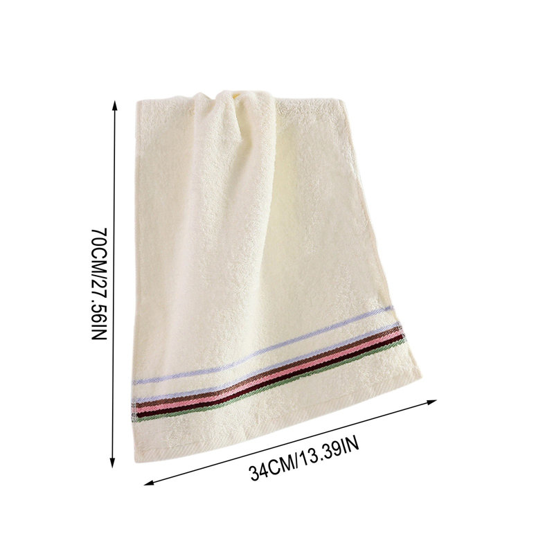 Soft Absorbent Quick Dry Face Towel, Lint Free Hand Towel And Facial Washcloth For Daily Home Use, 13.4x27.6in Yellow, Yellow
