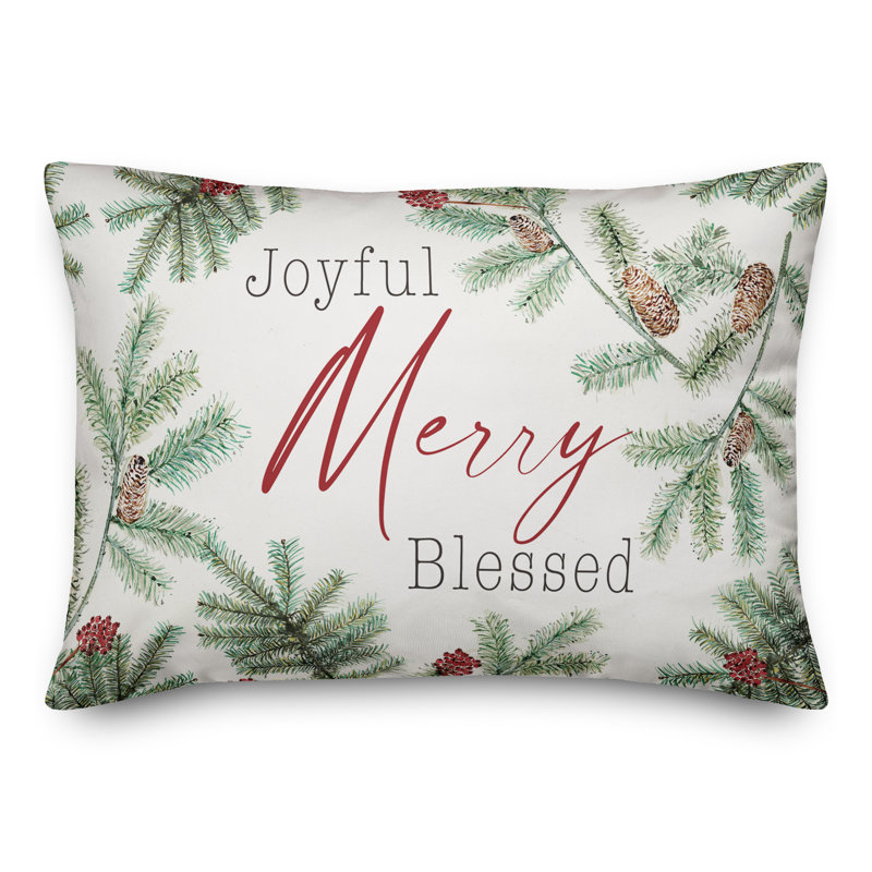 Coussin Joyful Merry Blessed