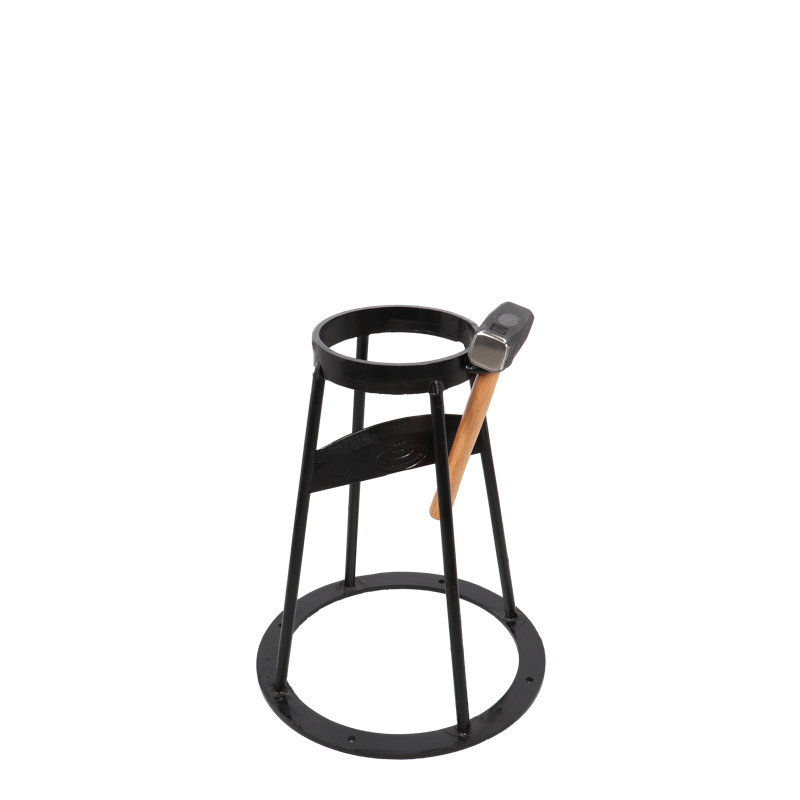 Porte-bûches en acier, H 19 po x l 16 po x P 16 po