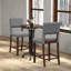 Amaurys Upholstered Counter Stool with Solid Wood Frame-289174537