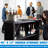 Commercial Grade Portable Bar Table - Mobile Bartender Station For Events - Includes Black Skirt And Carry Case - Standard Or LED, 45 X 18 X 38
