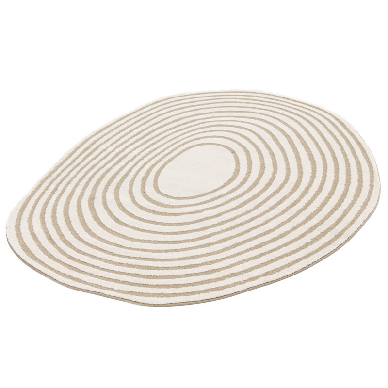 Oval Abstract Area Rug, Oval 200 x 290 cm