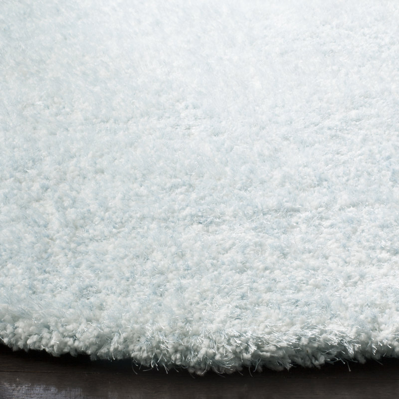 Winnett Shag Hand Tufted Performance Solid Color Rug, Rectangle 3' x 5'