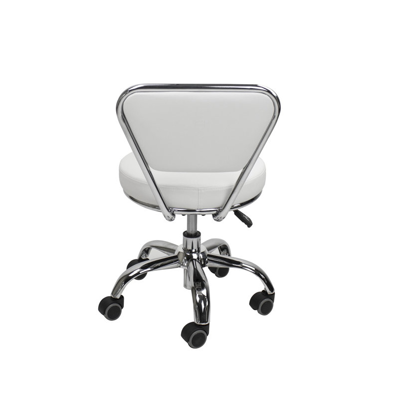 Tabouret de laboratoire Dayton, Blanc