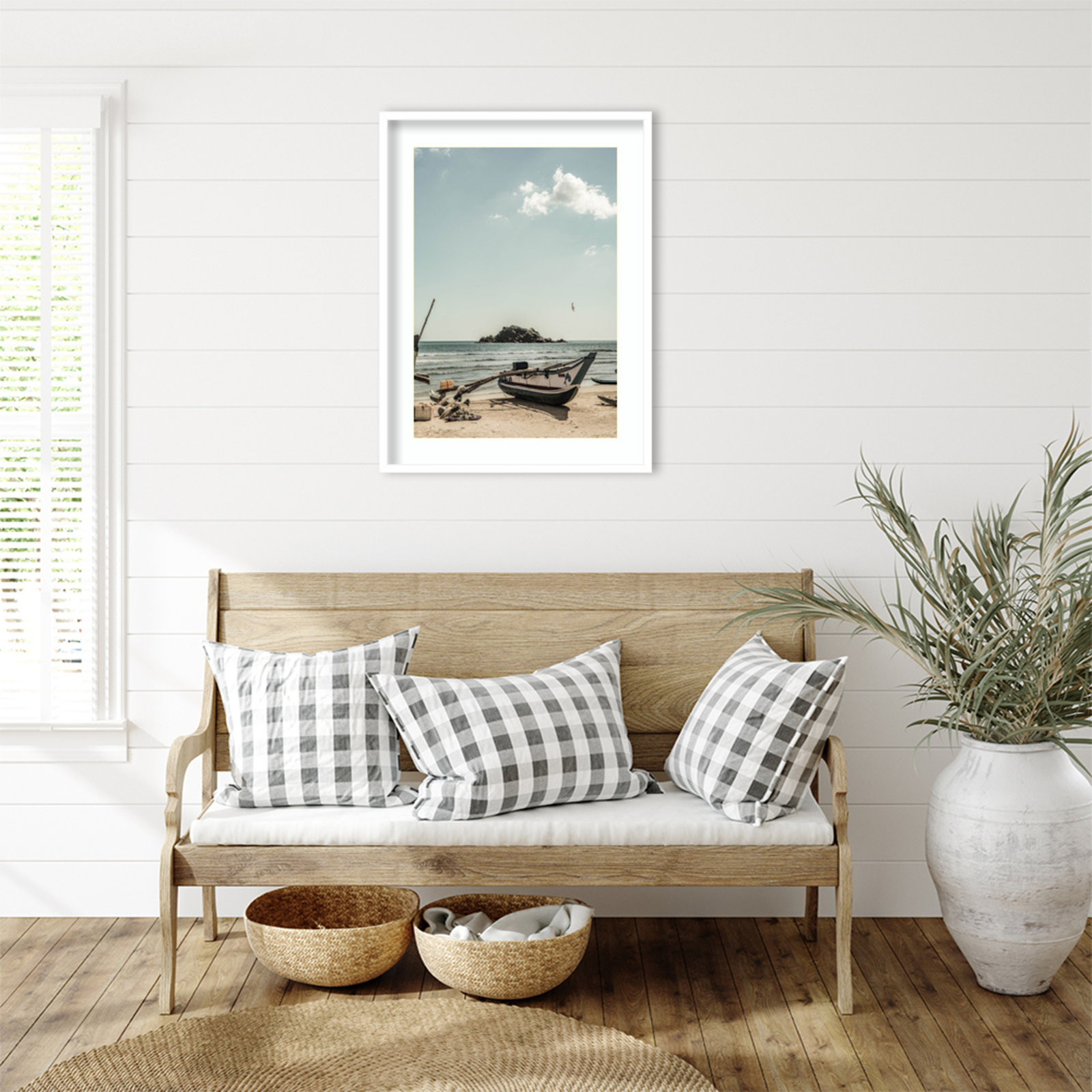 Daisey "Of the Sea" Print by Shot by Clint, White, 33" H x 25" W