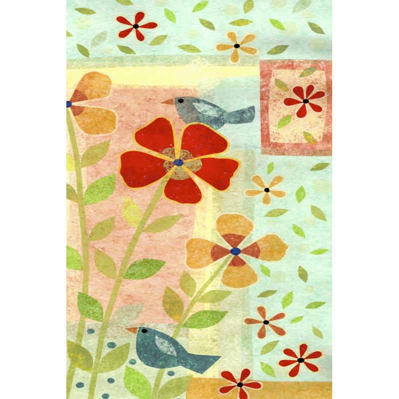 Little Birds II by Kim Conway - Wrapped Canvas Print, 46cm H x 30cm W