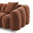 Ollis Minimore Modern Style 126.77" W Modular Curved Shape Type3 4s Sofa-121933904