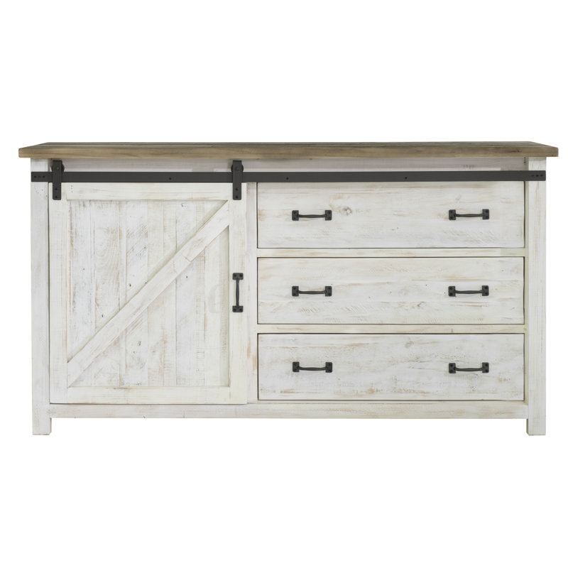 Commode 3 tiroirs 1 porte Robson