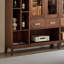 Bibliothèque en bois massif pur